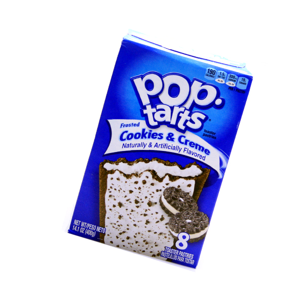 Kelloggs Pop-Tarts frosted Cookies & Creme MHD: 26.10.2024