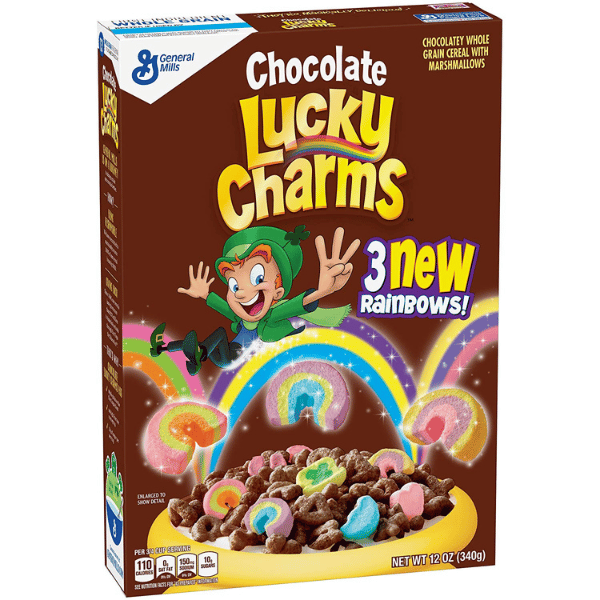 Lucky Charms Chocolate - Cereal with Marshmallows MHD: 26.08.2024