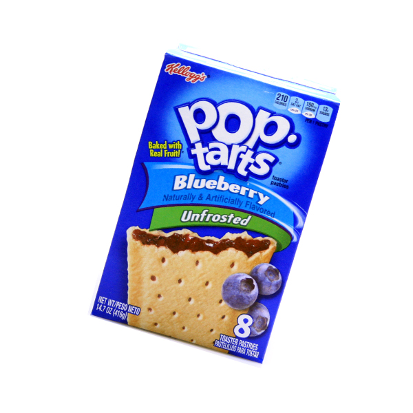 Kelloggs Pop-Tarts frosted Blueberry MHD: 21.10.2024